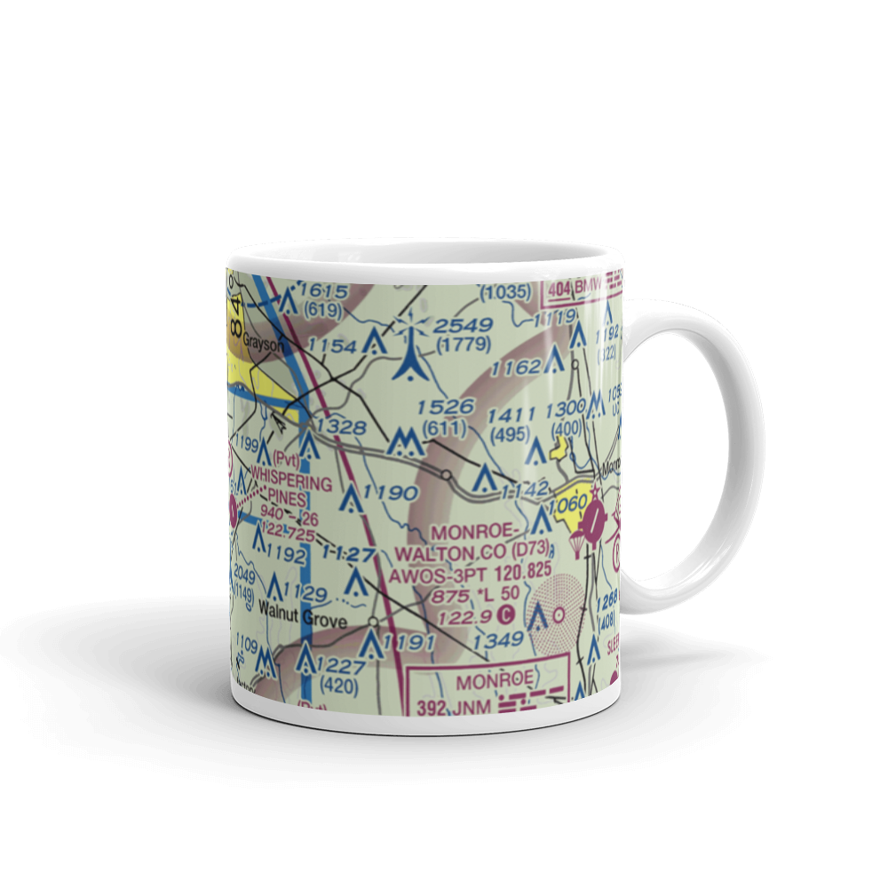 Lenora Airport (2GA9) VFR Sectional  Mug 