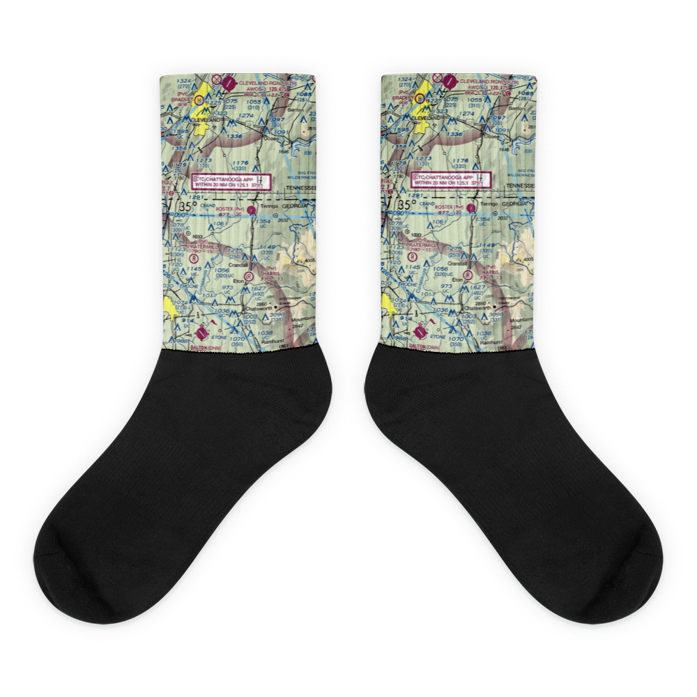 Petty Farms Airport (2GE7) VFR Sectional Socks 
