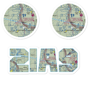 South 80 Field (2IA9) VFR Sectional Sticker Pack