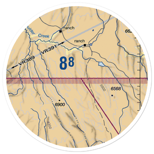 Josephine Ranch Airport (2ID3) VFR Sectional Sticker (20 mile)