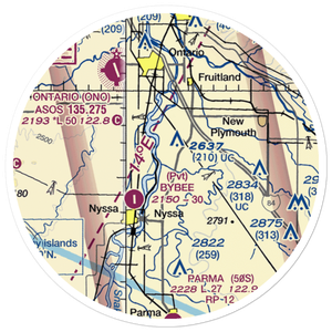 Lemons Field (2ID6) VFR Sectional Sticker (20 mile)