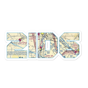 Lemons Field (2ID6) VFR Sectional Sticker