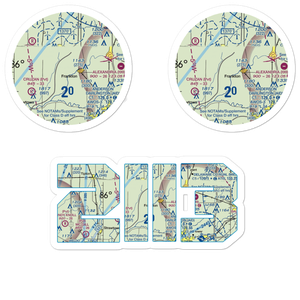 Stottlemyer Airport (2II3) VFR Sectional Sticker Pack