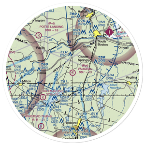 Vaughan Airport (00VA) VFR Sectional Sticker (30 mile)