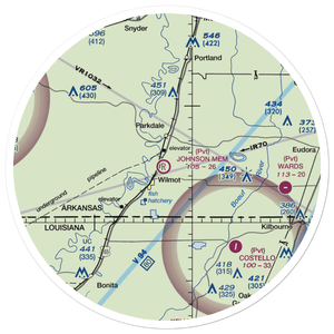 Johnson Memorial Airport (05XS) VFR Sectional Sticker (30 mile)