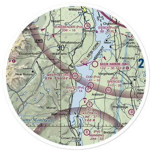 Westport Airport (12NK) VFR Sectional Sticker (30 mile)