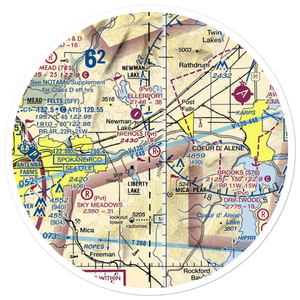 Scanlon Airport (15ID) VFR Sectional Sticker (30 mile)