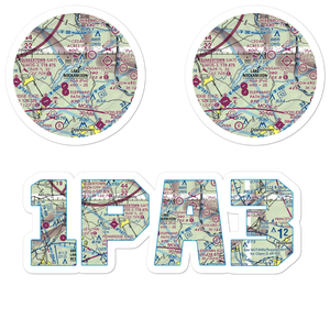 Ridgeview Airport (1PA3) VFR Sectional Sticker Pack