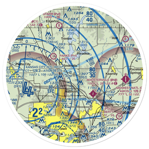 Rollert Farm Airport (29MO) VFR Sectional Sticker (30 mile)