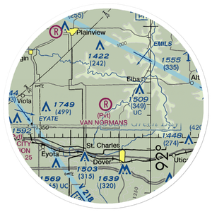 Van Norman's Airport (2MN6) VFR Sectional Sticker (20 mile)