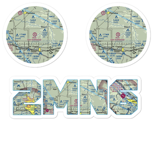 Van Norman's Airport (2MN6) VFR Sectional Sticker Pack