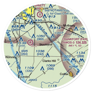 Felix Airport (37IN) VFR Sectional Sticker (20 mile)