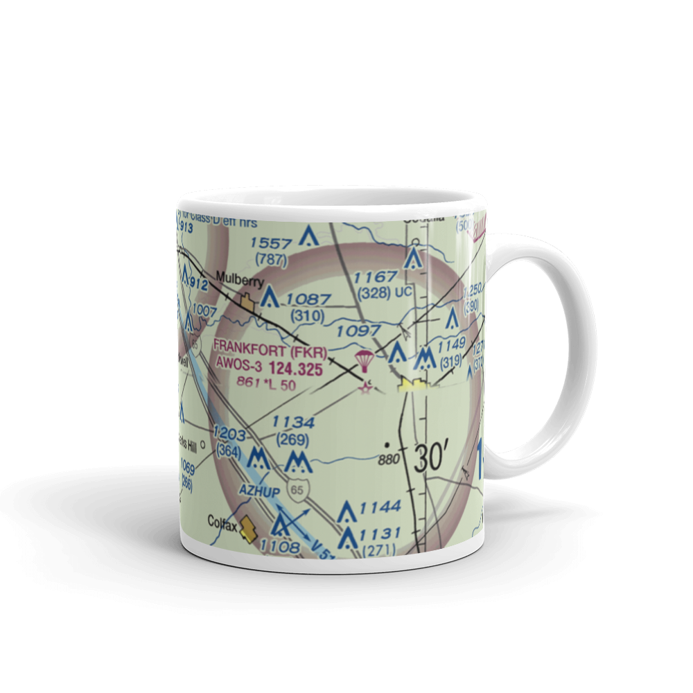 Felix Airport (37IN) VFR Sectional  Mug 