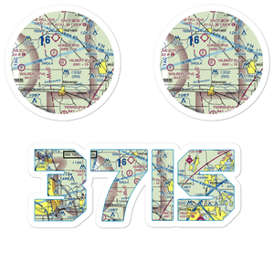 Hilbert Airport (37IS) VFR Sectional Sticker Pack