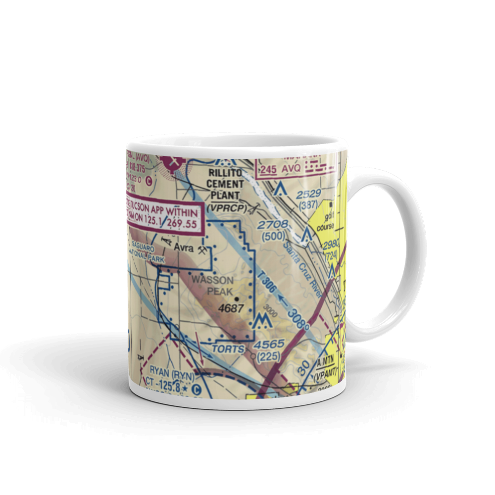 Palm Valley Tucson Airport (4AZ0) VFR Sectional  Mug 