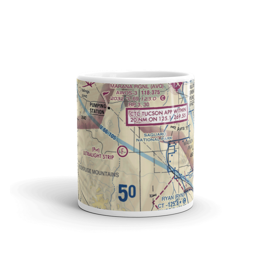 Palm Valley Tucson Airport (4AZ0) VFR Sectional  Mug 