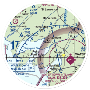 Salubrious Point Airport (5NK0) VFR Sectional Sticker (20 mile)