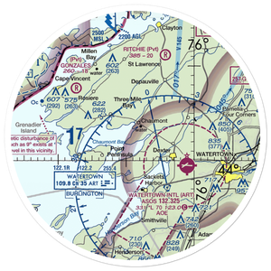 Salubrious Point Airport (5NK0) VFR Sectional Sticker (30 mile)