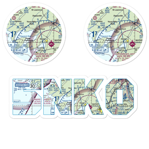 Salubrious Point Airport (5NK0) VFR Sectional Sticker Pack