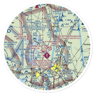 Charping Airport (5TA1) VFR Sectional Sticker (30 mile)