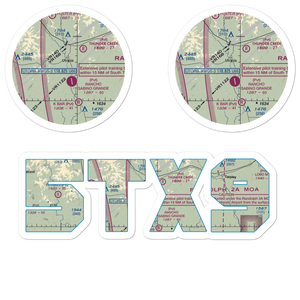 Utopia on the River Airport (5TX9) VFR Sectional Sticker Pack