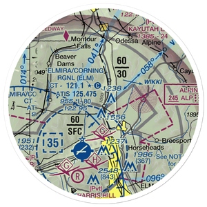 Omni Airpark (6NY2) VFR Sectional Sticker (20 mile)