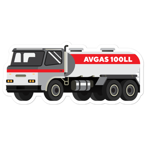 AVGAS 100LL Truck Sticker