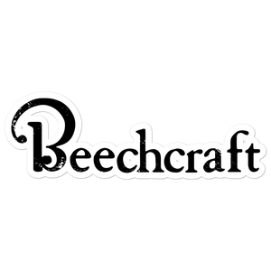 Beechcraft Distressed Sticker