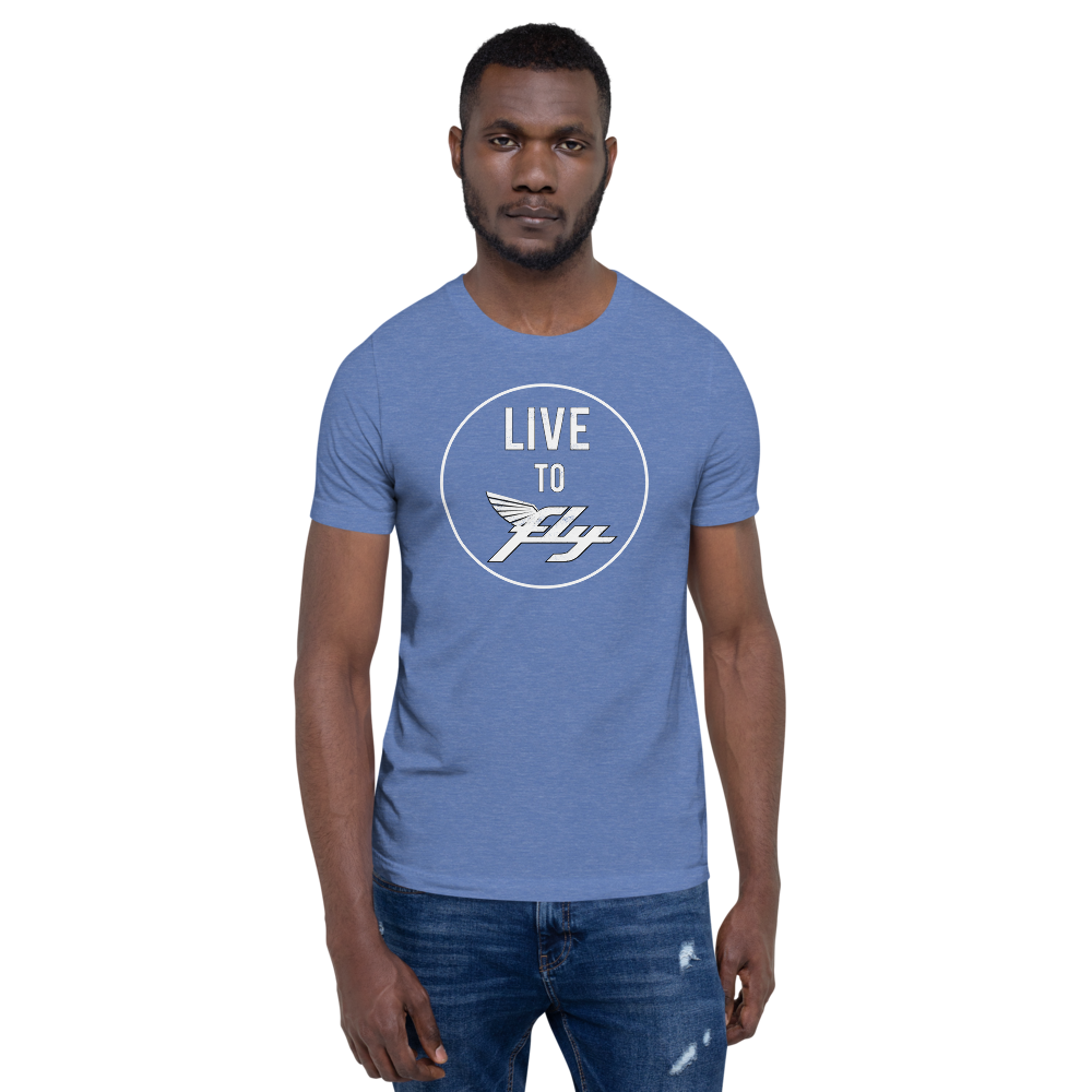 Vintage Live to Fly Distressed T-Shirt 