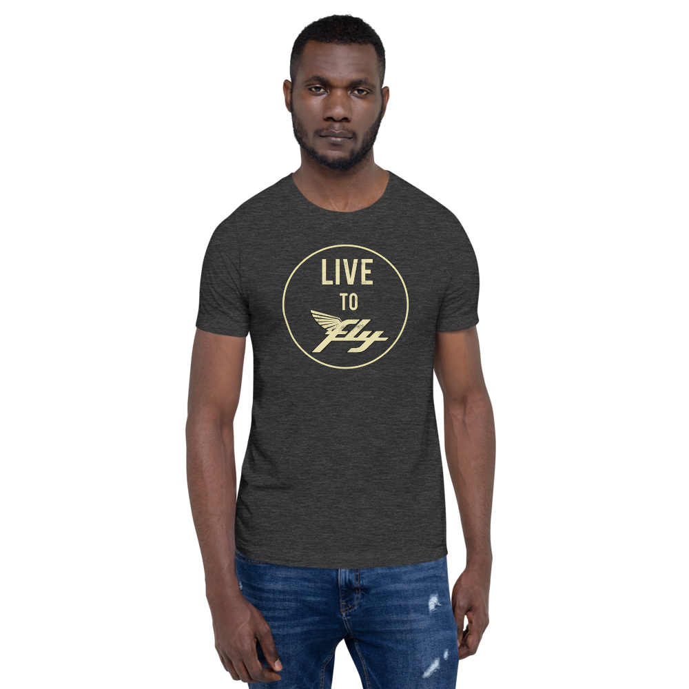 Vintage Live to Fly Distressed T-Shirt 