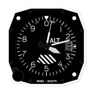 Windwood Fly-In Resort Airport (WV62) Altimeter Stickers