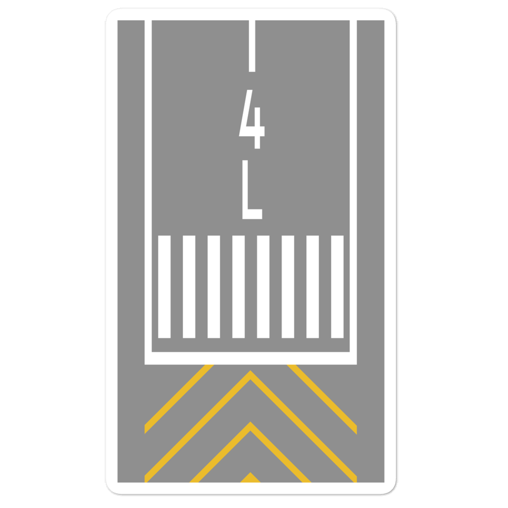 Runway Threshold 4L Stickers 