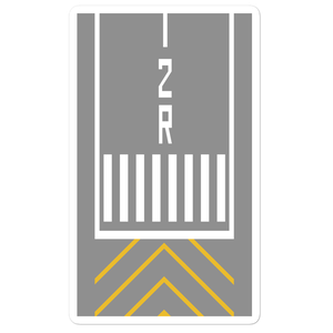 Runway Threshold 2R Stickers