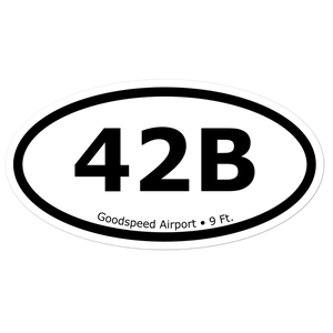 Goodspeed Airport (42B) Oval Sticker