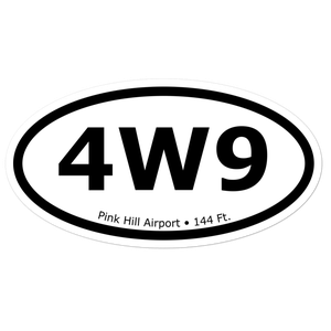 Pink Hill Airport (4W9) Oval Sticker