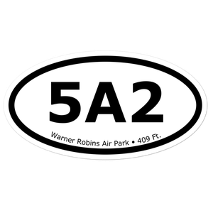 Warner Robins Air Park (5A2) Oval Sticker