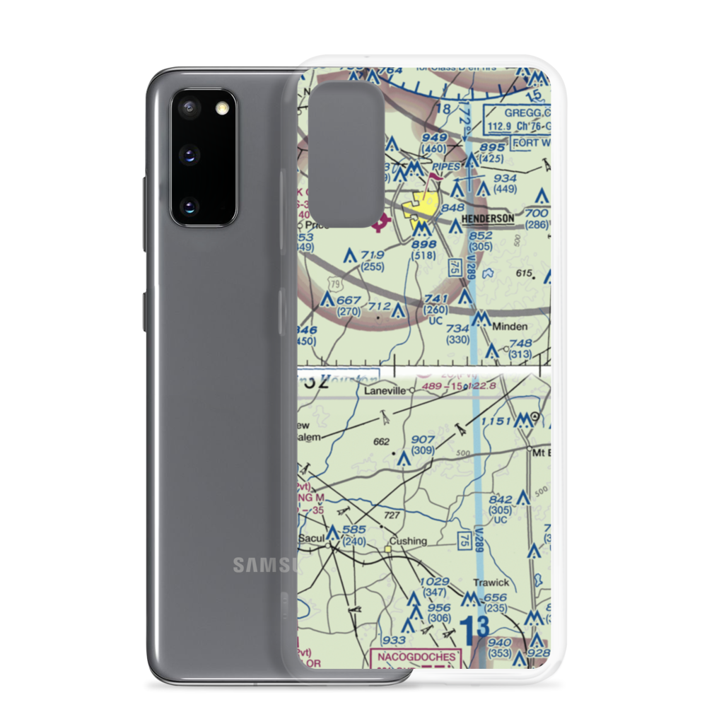 2C Ranch Airport (10TS) VFR Sectional Samsung Case Samsung Galaxy S20 model shown