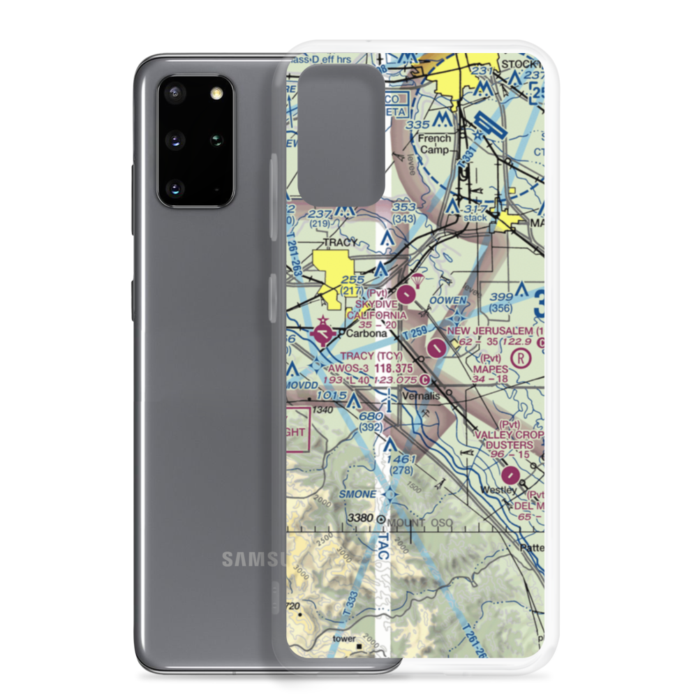 33 Strip (CA54) VFR Sectional Samsung Case Samsung Galaxy S20 Plus model shown