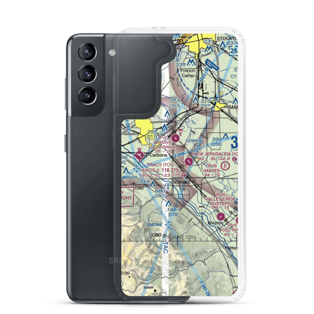 33 Strip (CA54) VFR Sectional Samsung Case Samsung Galaxy S21 model shown