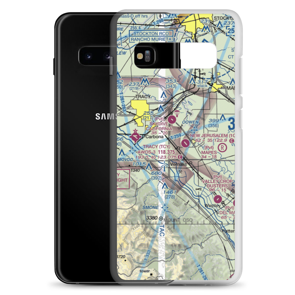 33 Strip (CA54) VFR Sectional Samsung Case Samsung Galaxy S10+ model shown