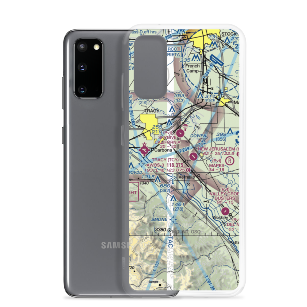 33 Strip (CA54) VFR Sectional Samsung Case Samsung Galaxy S20 model shown