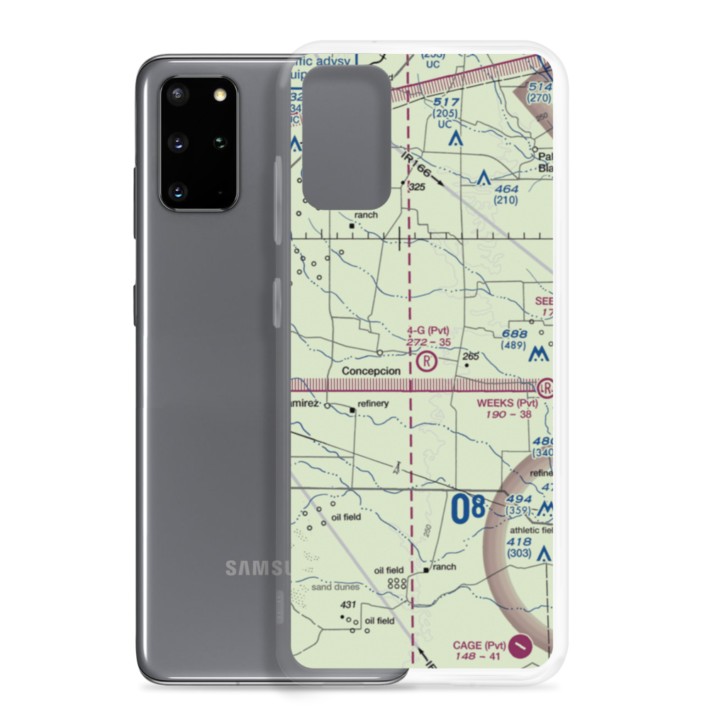 4-G Ranch Airport (XS50) VFR Sectional Samsung Case Samsung Galaxy S20 Plus model shown
