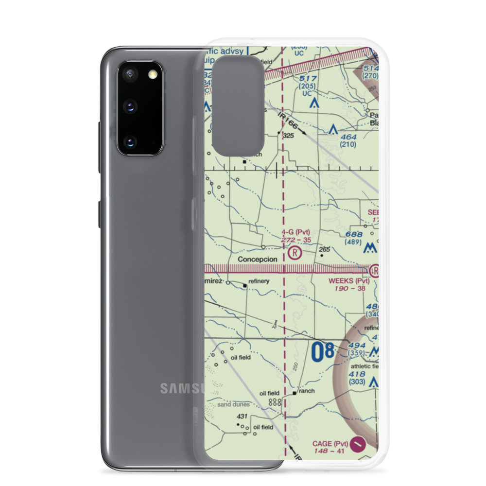 4-G Ranch Airport (XS50) VFR Sectional Samsung Case Samsung Galaxy S20 model shown
