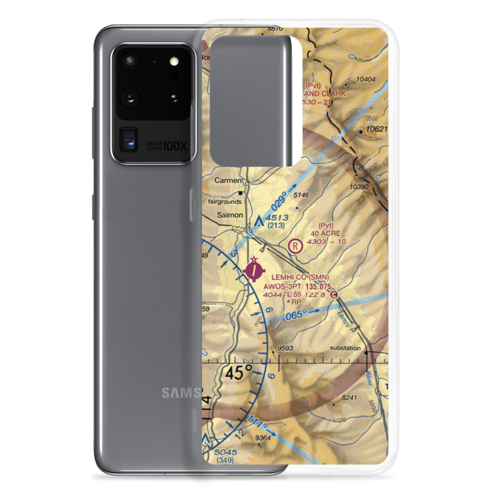 40 Acre Airstrip (ID52) VFR Sectional Samsung Case Samsung Galaxy S20 Ultra model shown