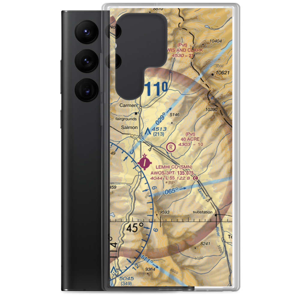 40 Acre Airstrip (ID52) VFR Sectional Samsung Case Samsung Galaxy S22 Ultra model shown