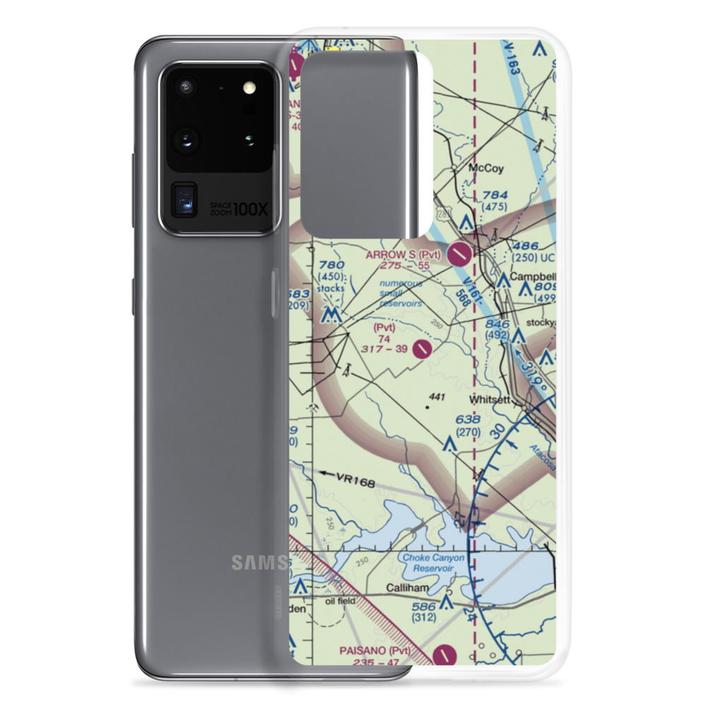 74 Ranch Airport (0XA5) VFR Sectional Samsung Case Samsung Galaxy S20 Ultra model shown