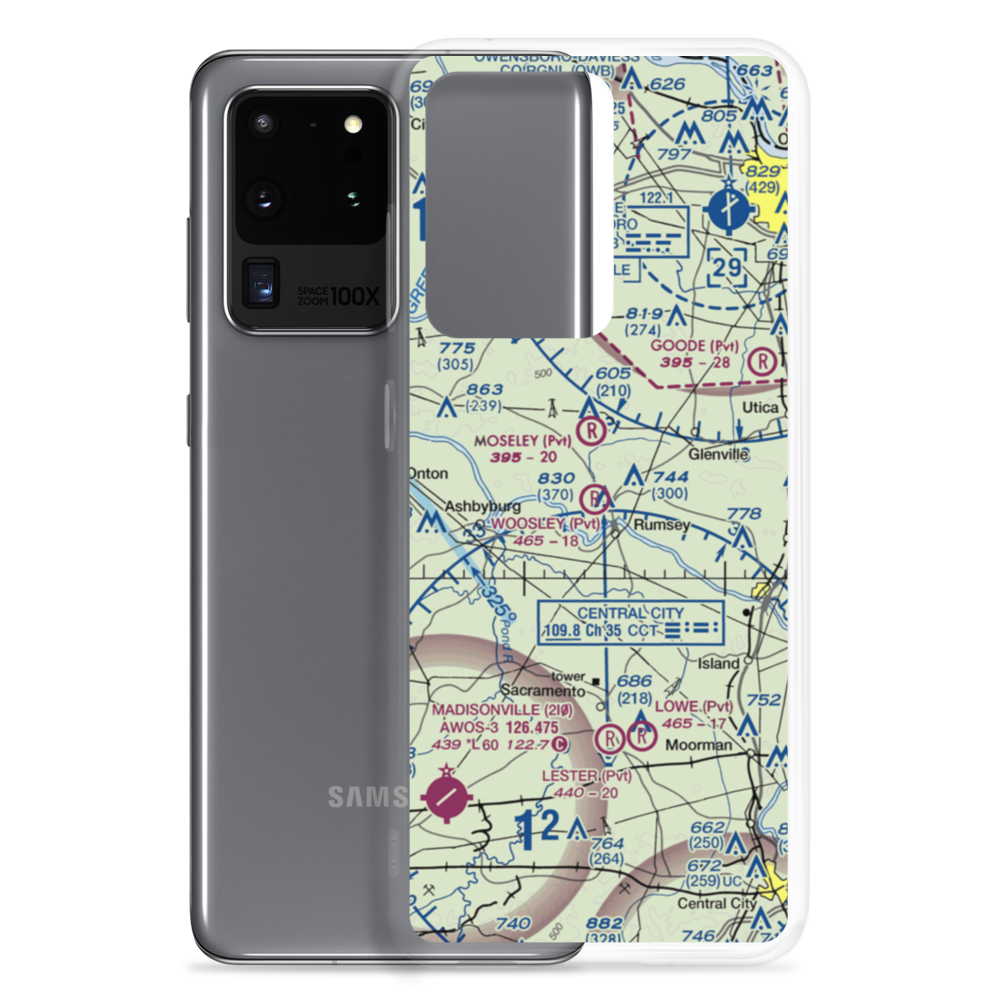 A & L Airport (96KY) VFR Sectional Samsung Case Samsung Galaxy S20 Ultra model shown