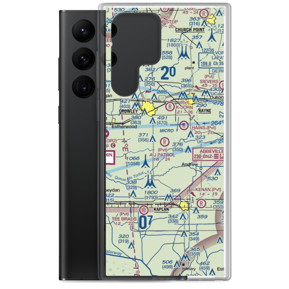 A J Patrol Airport (LS09) VFR Sectional Samsung Case Samsung Galaxy S22 Ultra model shown
