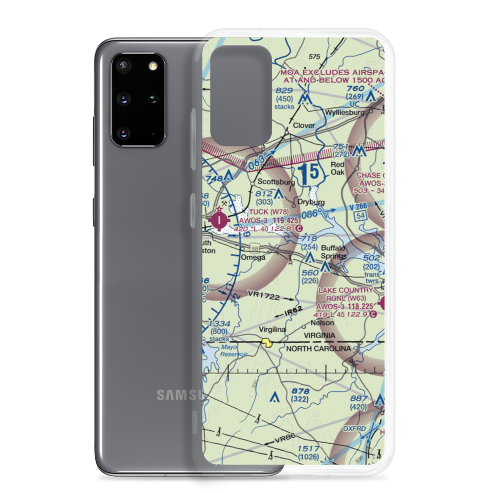 Aaron Penston Field (1VA7) VFR Sectional Samsung Case Samsung Galaxy S20 Plus model shown
