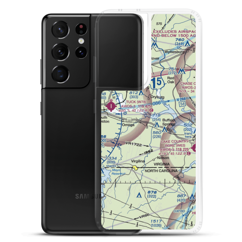 Aaron Penston Field (1VA7) VFR Sectional Samsung Case Samsung Galaxy S21 Ultra model shown